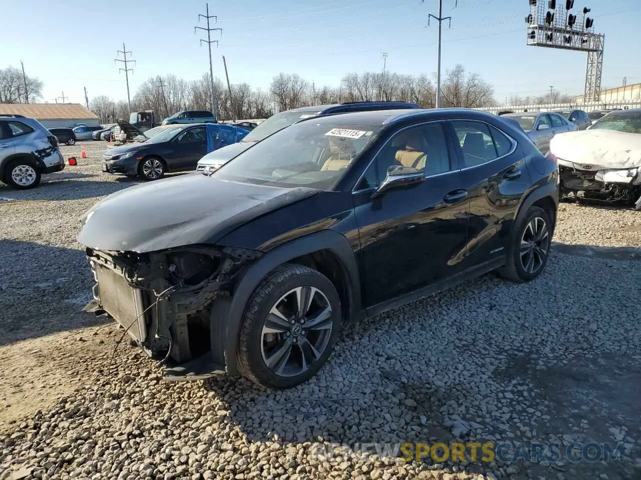 1 Фотография поврежденного автомобиля JTHU9JBH0K2006211 LEXUS UX 250H 2019