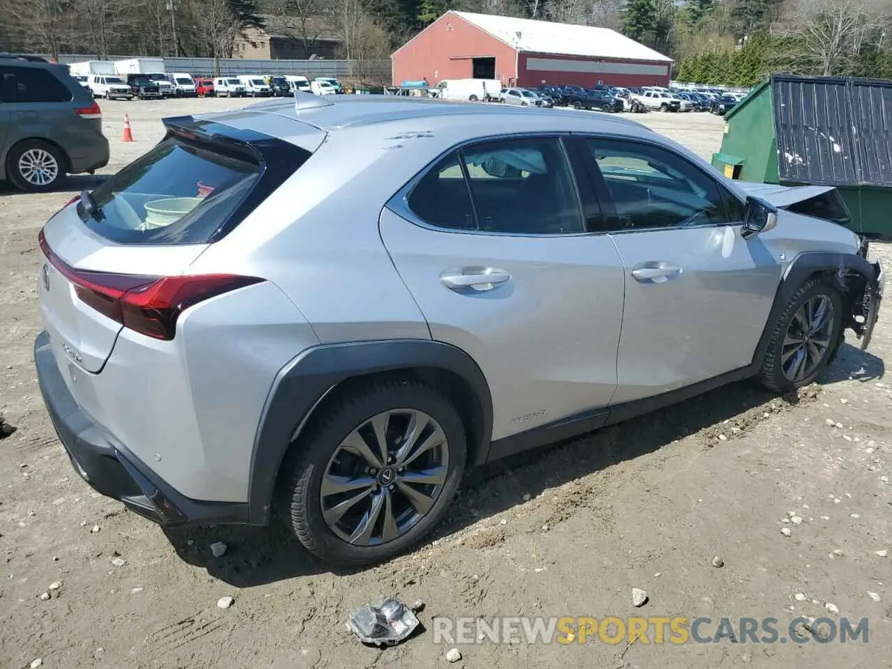 3 Photograph of a damaged car JTHU9JBH2K2003858 LEXUS UX 250H 2019