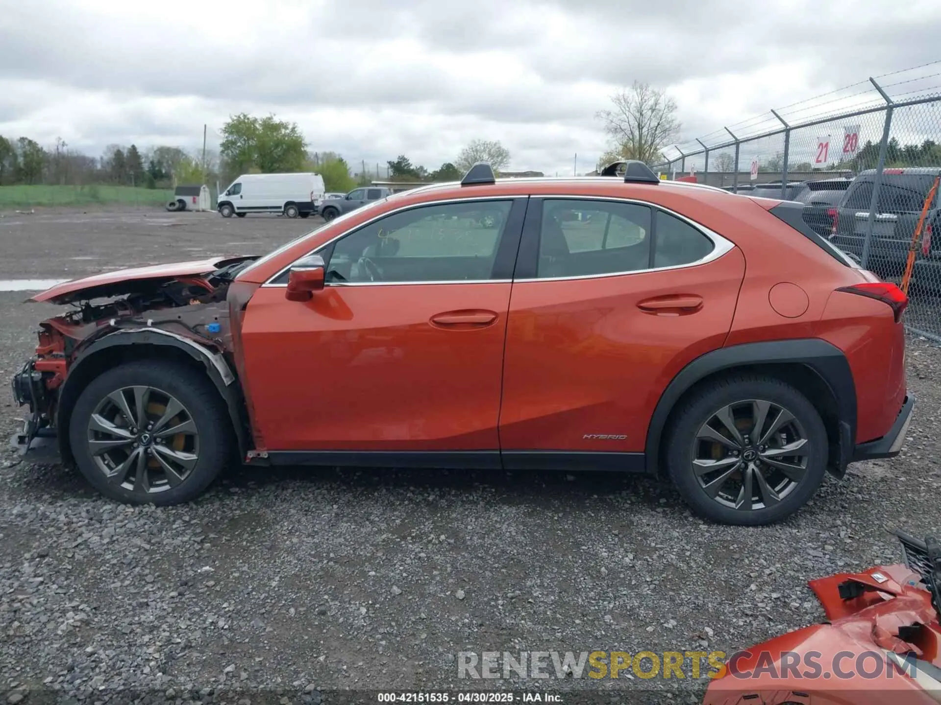 15 Photograph of a damaged car JTHU9JBH3K2003383 LEXUS UX 250H 2019