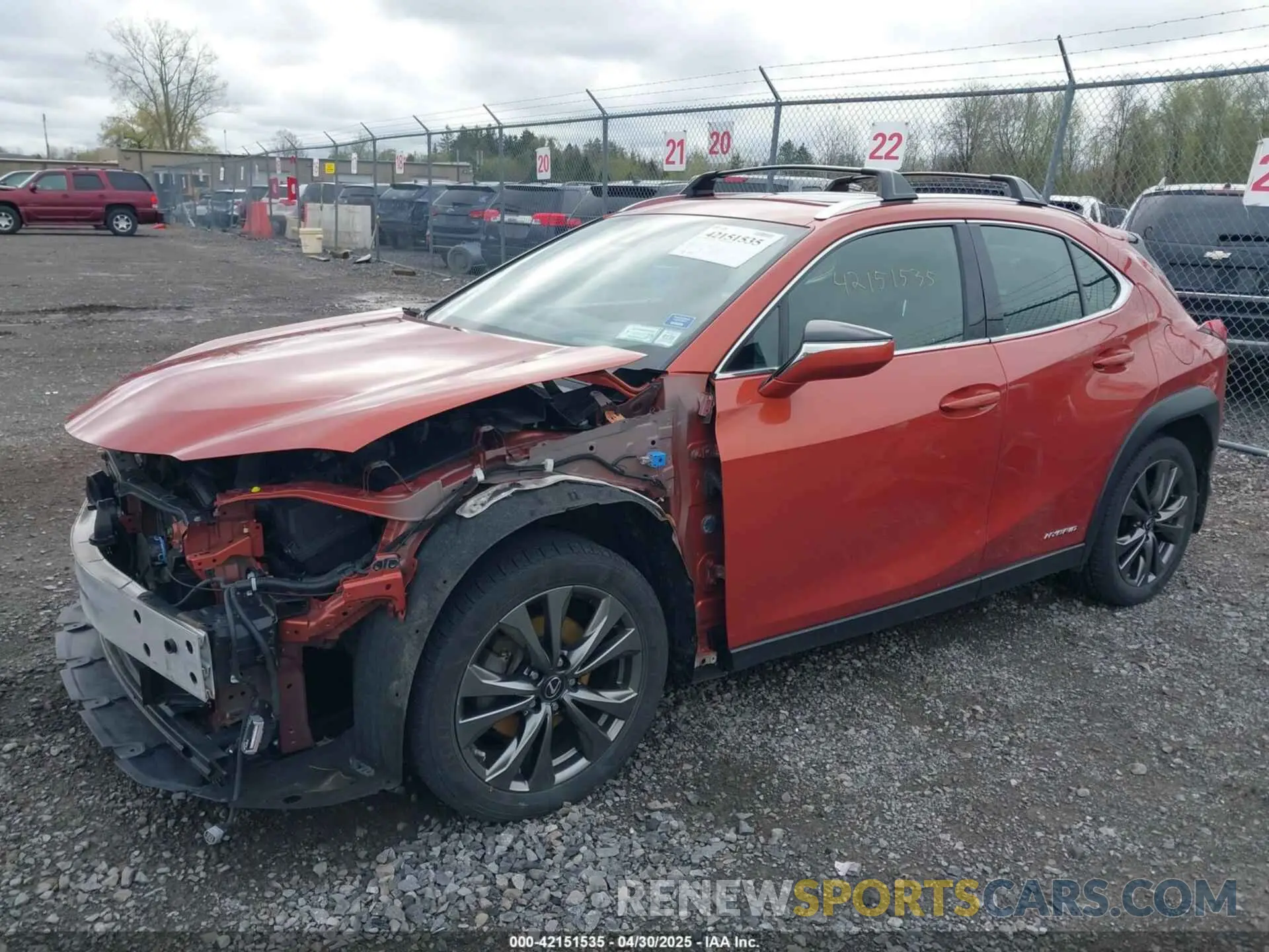 2 Photograph of a damaged car JTHU9JBH3K2003383 LEXUS UX 250H 2019