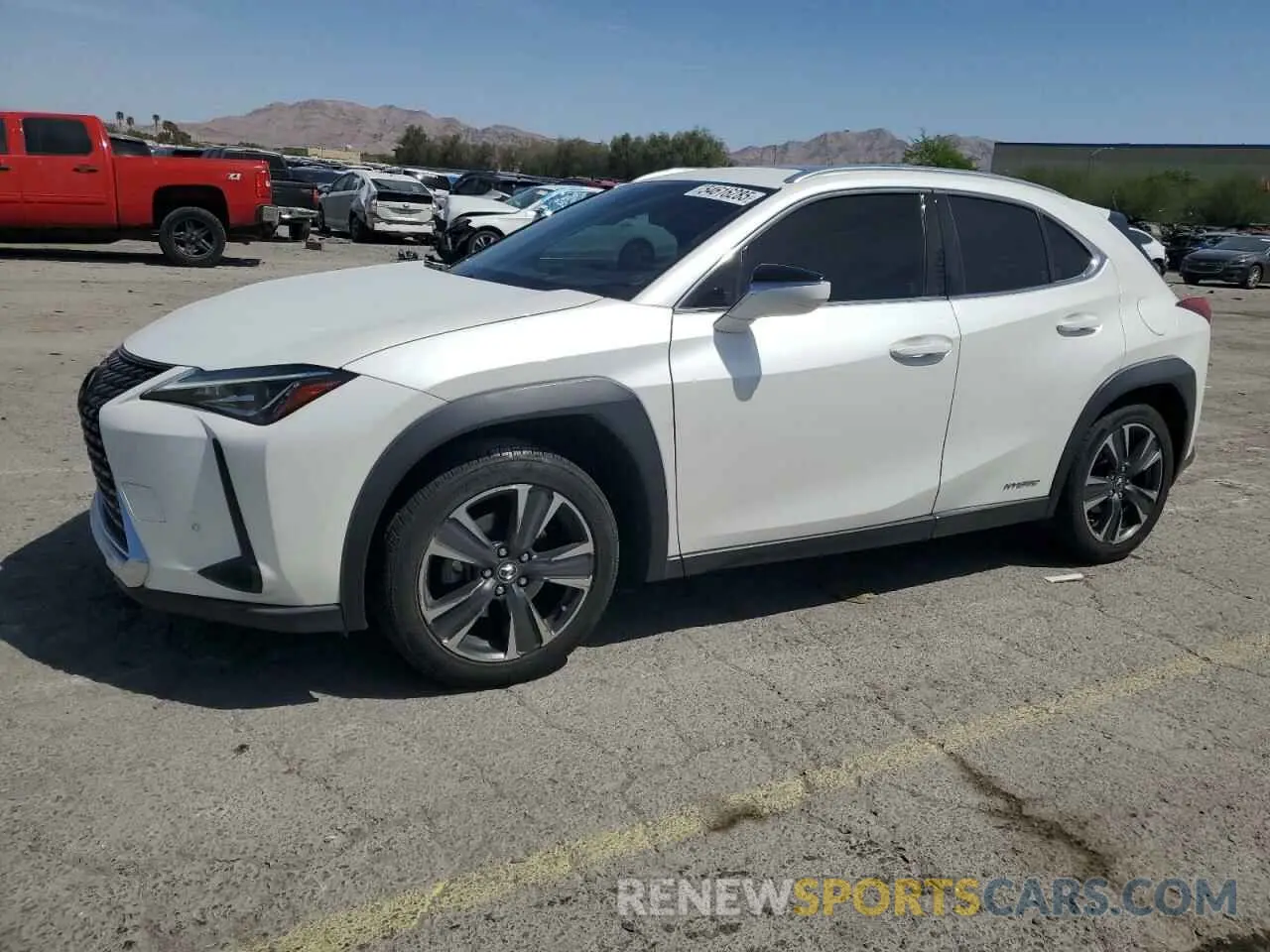 1 Photograph of a damaged car JTHU9JBH3K2003626 LEXUS UX 250H 2019
