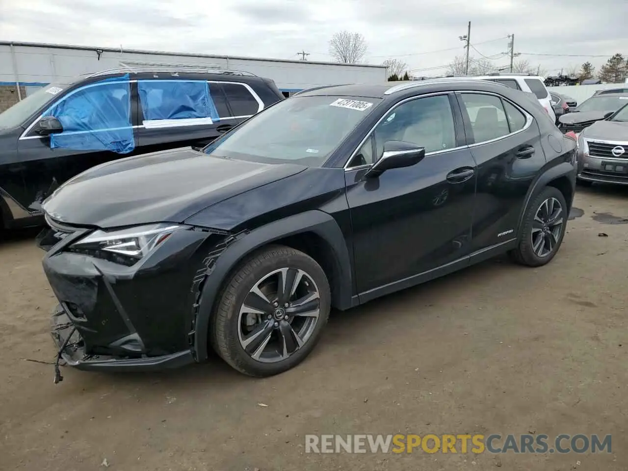 1 Фотография поврежденного автомобиля JTHU9JBH4K2018619 LEXUS UX 250H 2019