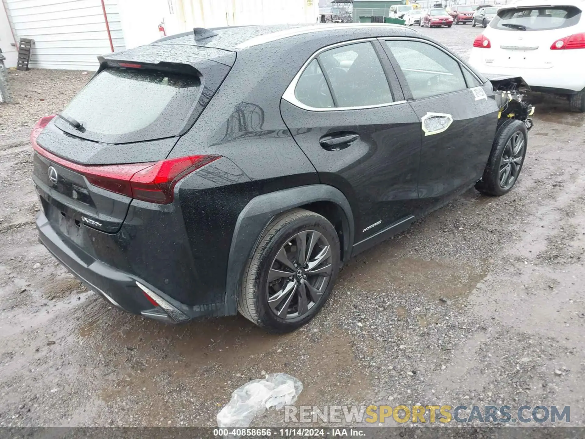 4 Фотография поврежденного автомобиля JTHU9JBH7K2002639 LEXUS UX 250H 2019