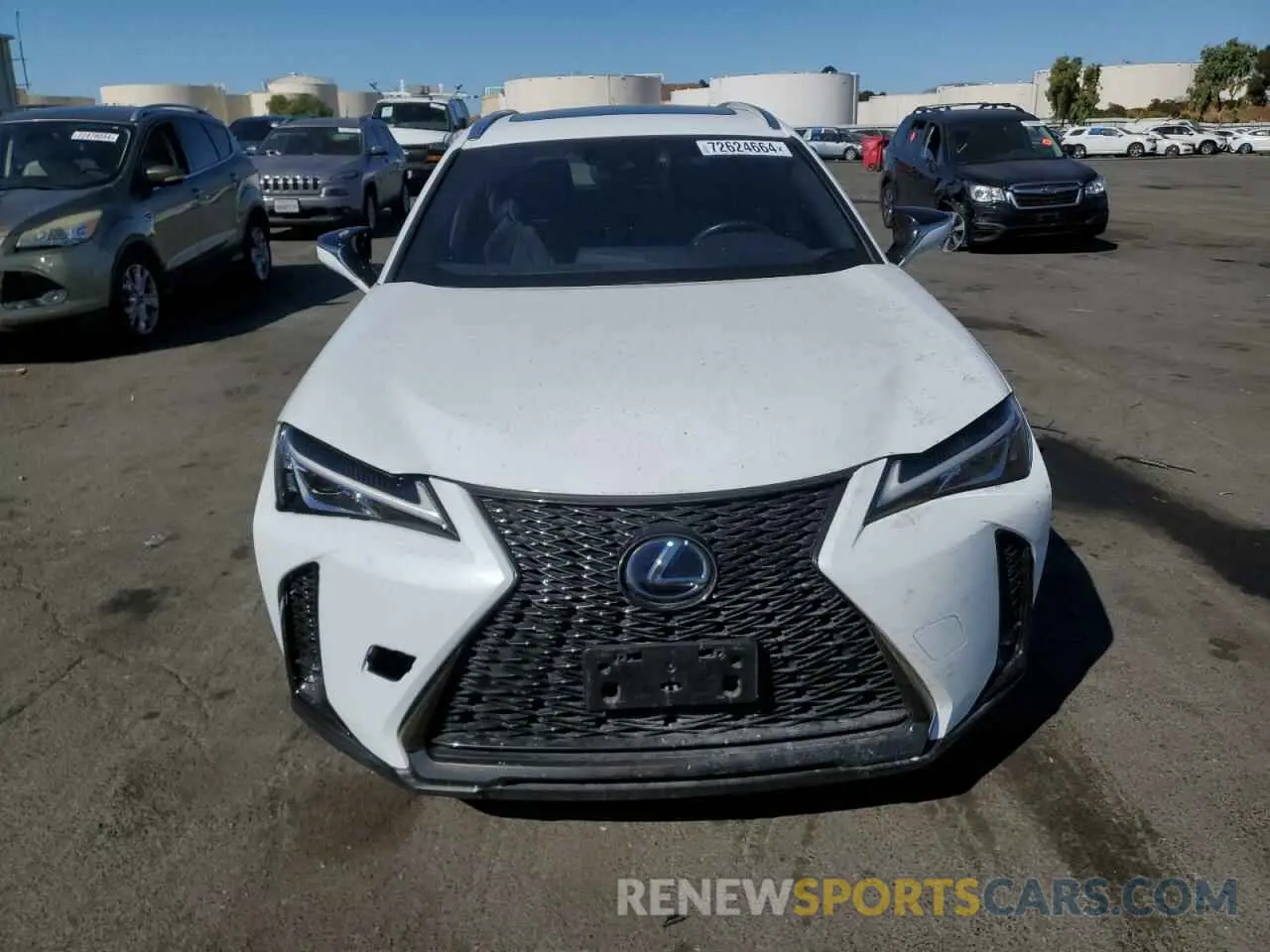 5 Photograph of a damaged car JTHU9JBH7K2018470 LEXUS UX 250H 2019