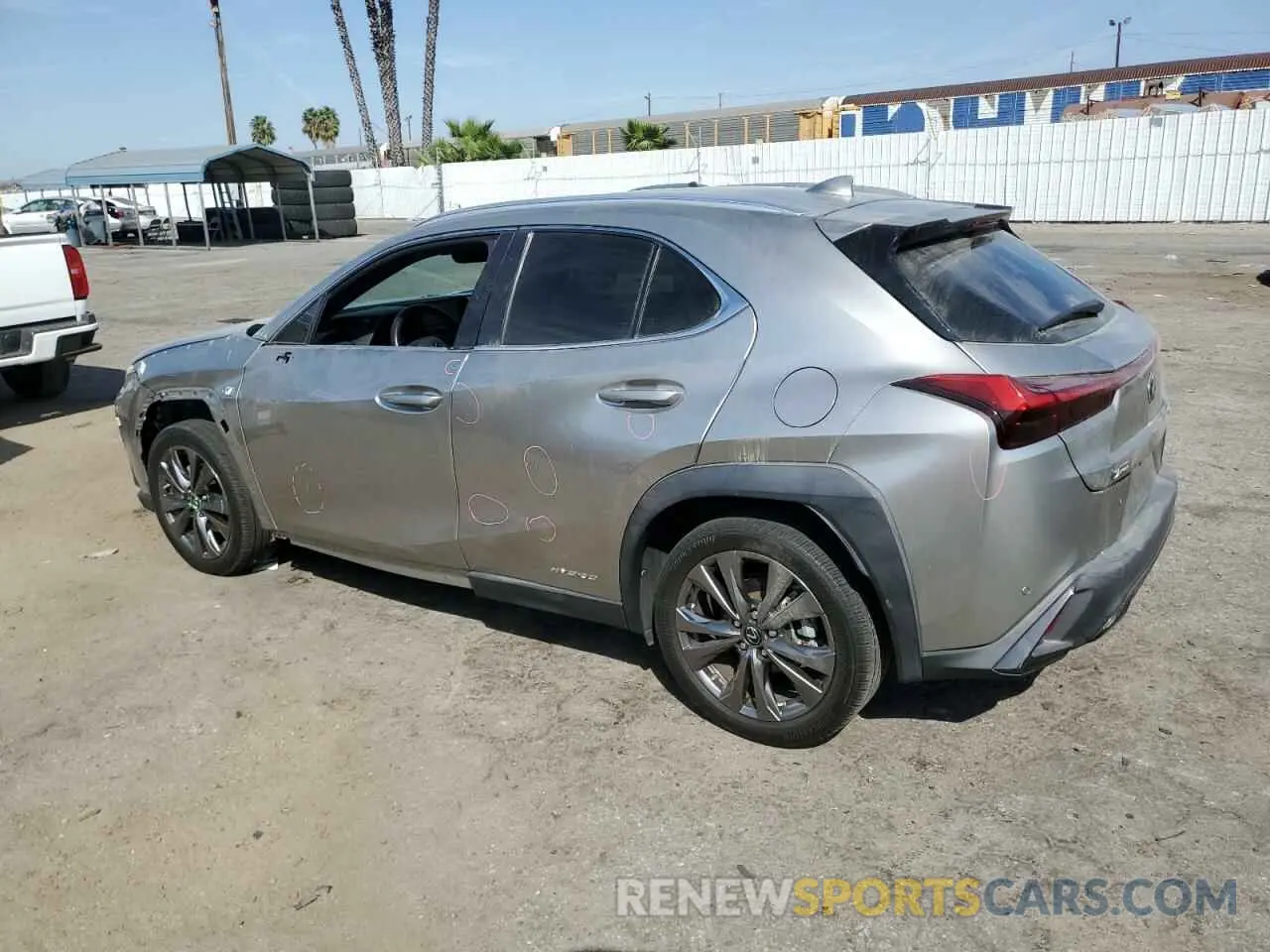 2 Photograph of a damaged car JTHU9JBH8K2013942 LEXUS UX 250H 2019