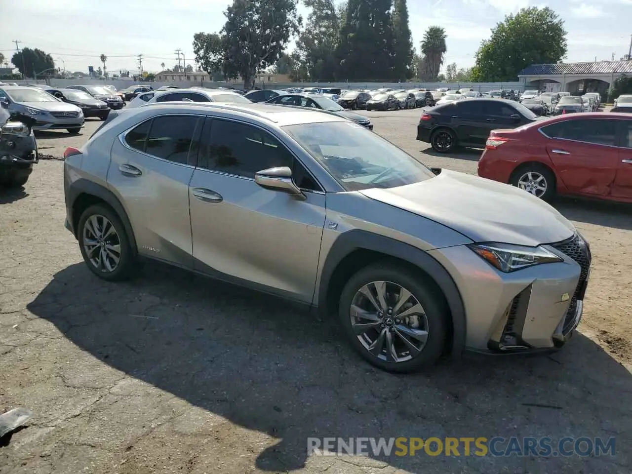 4 Photograph of a damaged car JTHU9JBH8K2013942 LEXUS UX 250H 2019
