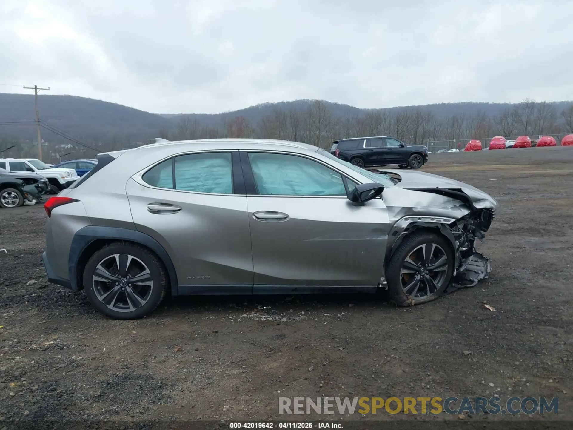 12 Photograph of a damaged car JTHU9JBH9K2008345 LEXUS UX 250H 2019