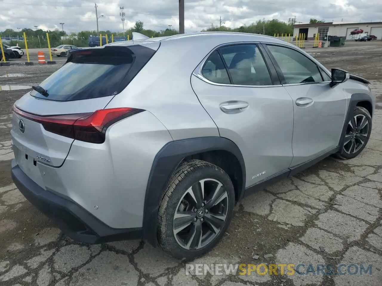 3 Фотография поврежденного автомобиля JTHU9JBH9K2017871 LEXUS UX 250H 2019
