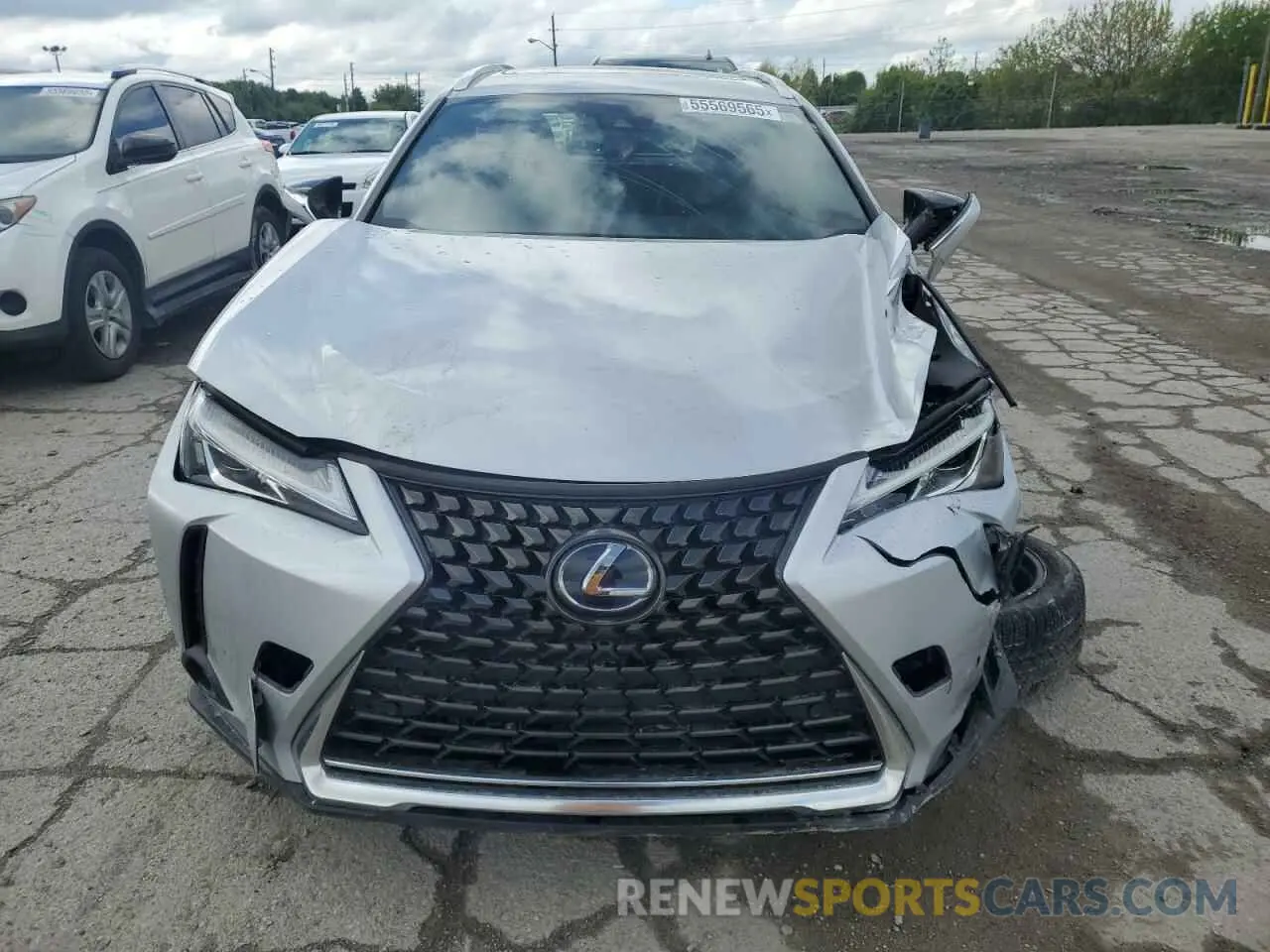 5 Фотография поврежденного автомобиля JTHU9JBH9K2017871 LEXUS UX 250H 2019
