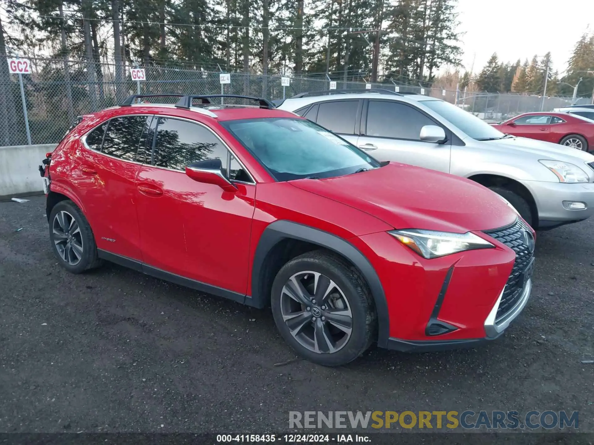 1 Фотография поврежденного автомобиля JTHU9JBHXK2002084 LEXUS UX 250H 2019