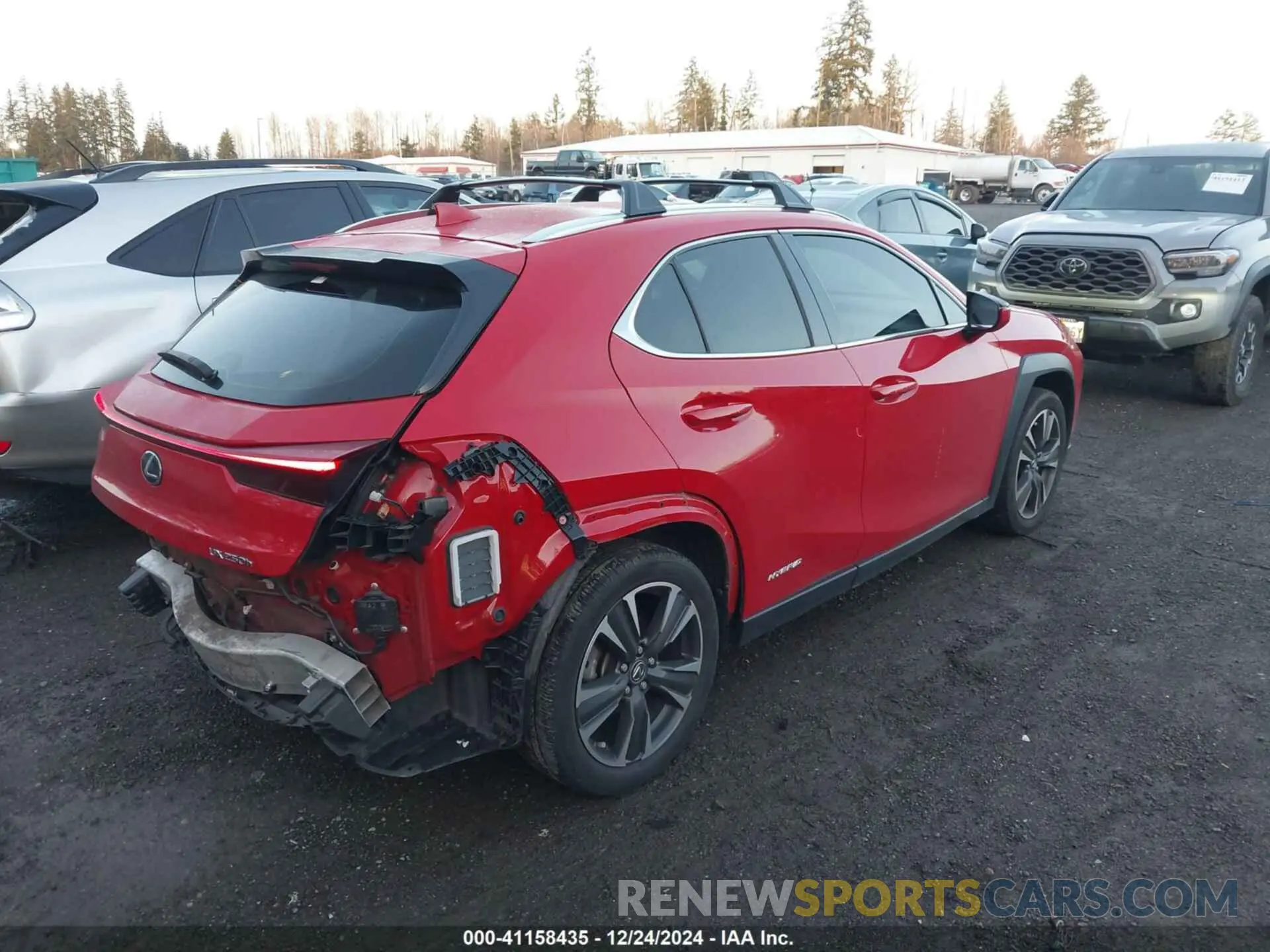 4 Фотография поврежденного автомобиля JTHU9JBHXK2002084 LEXUS UX 250H 2019