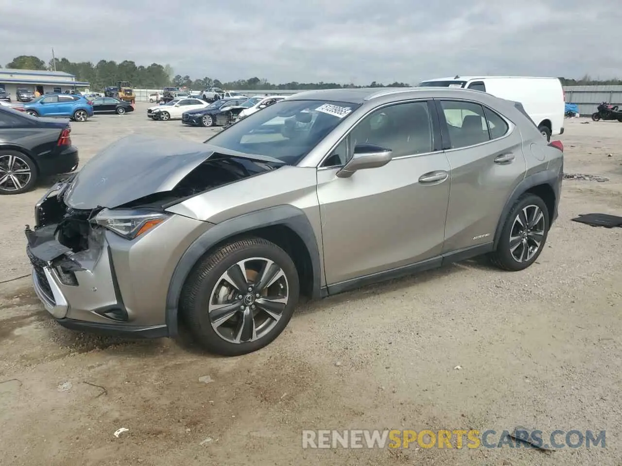 1 Photograph of a damaged car JTHU9JBHXK2011576 LEXUS UX 250H 2019