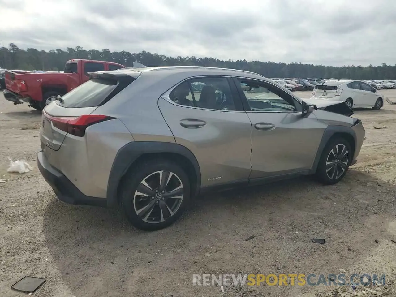 3 Photograph of a damaged car JTHU9JBHXK2011576 LEXUS UX 250H 2019