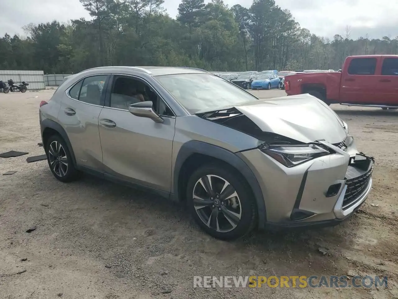 4 Photograph of a damaged car JTHU9JBHXK2011576 LEXUS UX 250H 2019