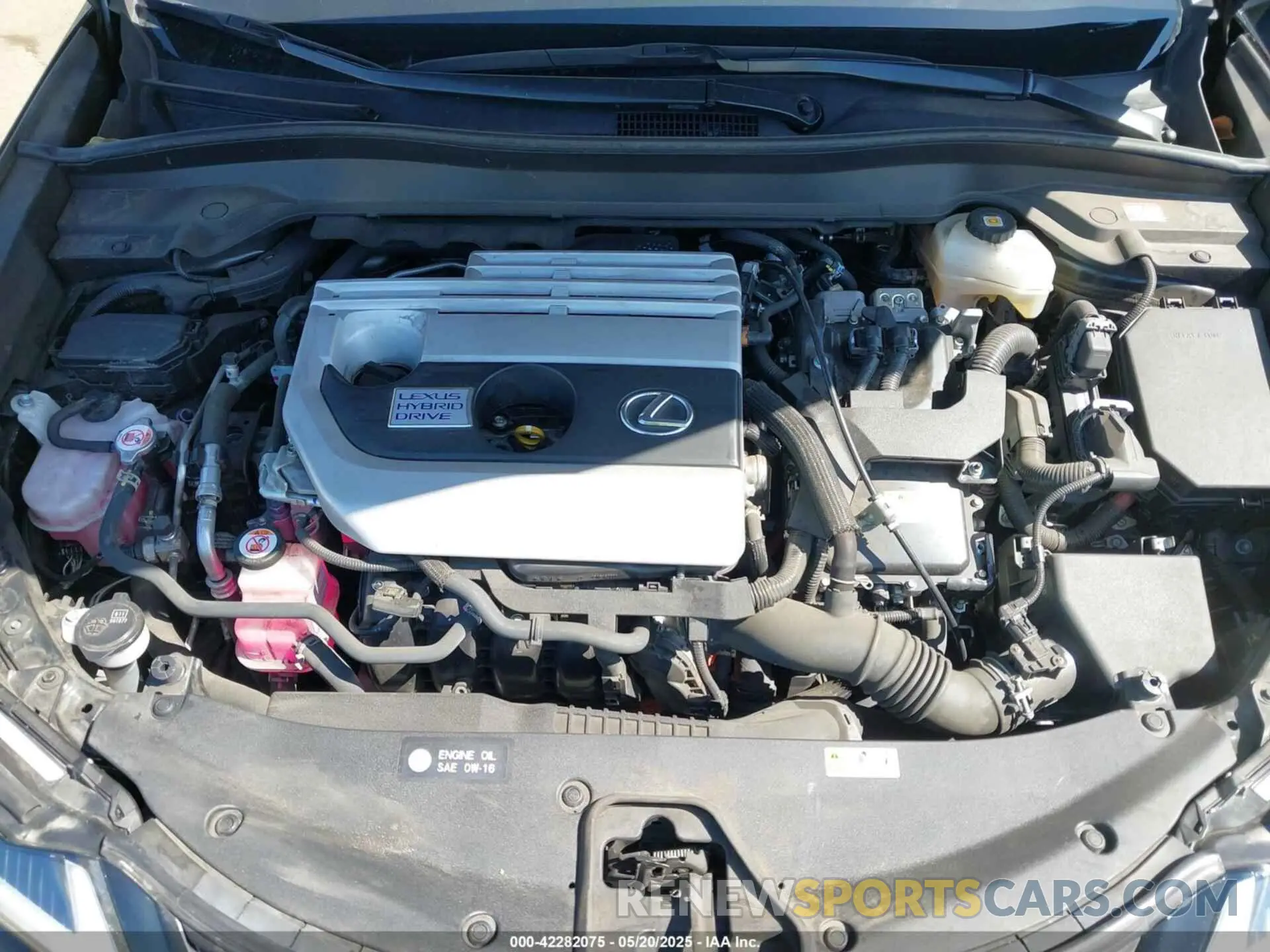 10 Photograph of a damaged car JTHE9JBH3L2031805 LEXUS UX 250H 2020