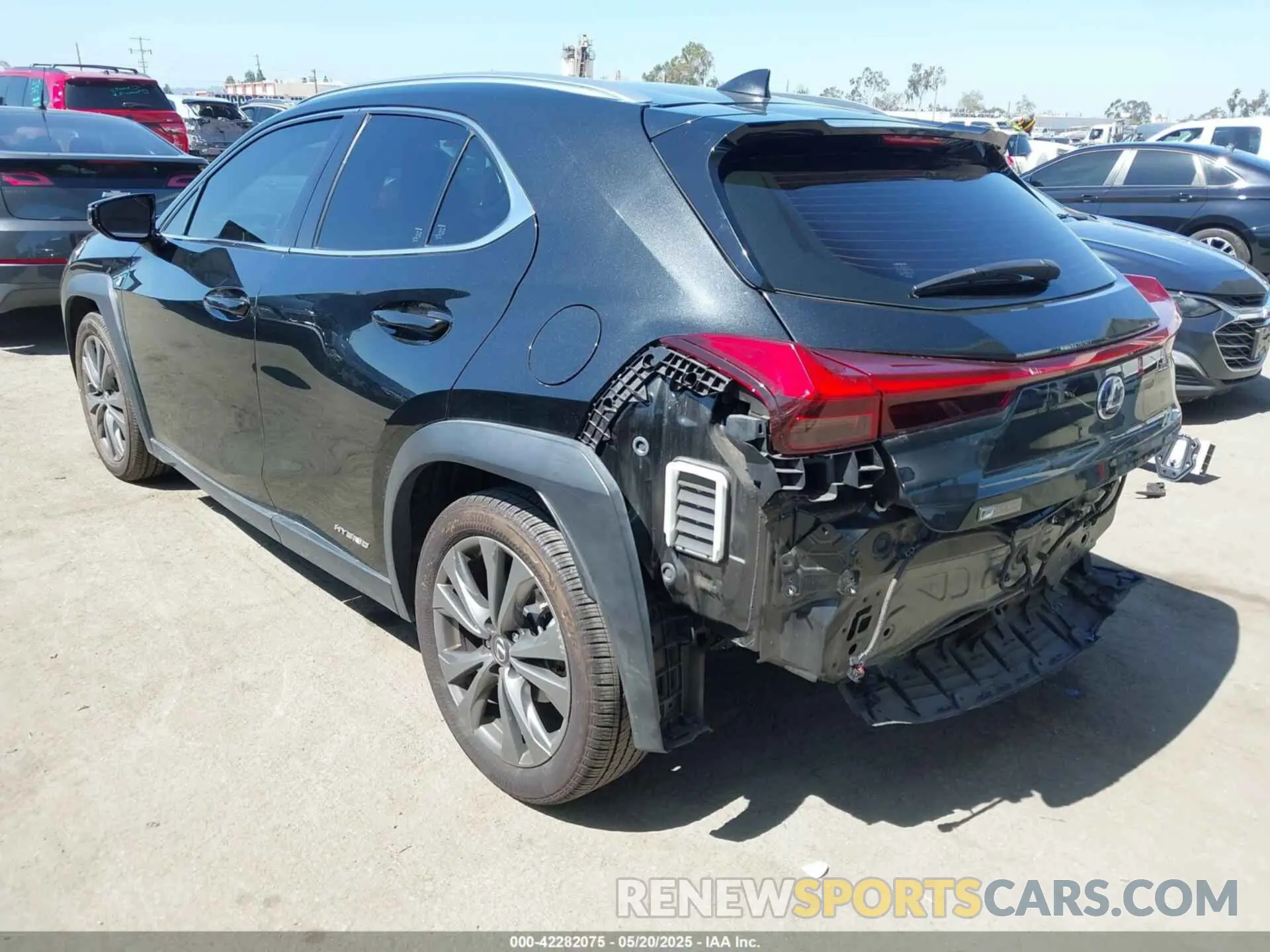 3 Photograph of a damaged car JTHE9JBH3L2031805 LEXUS UX 250H 2020