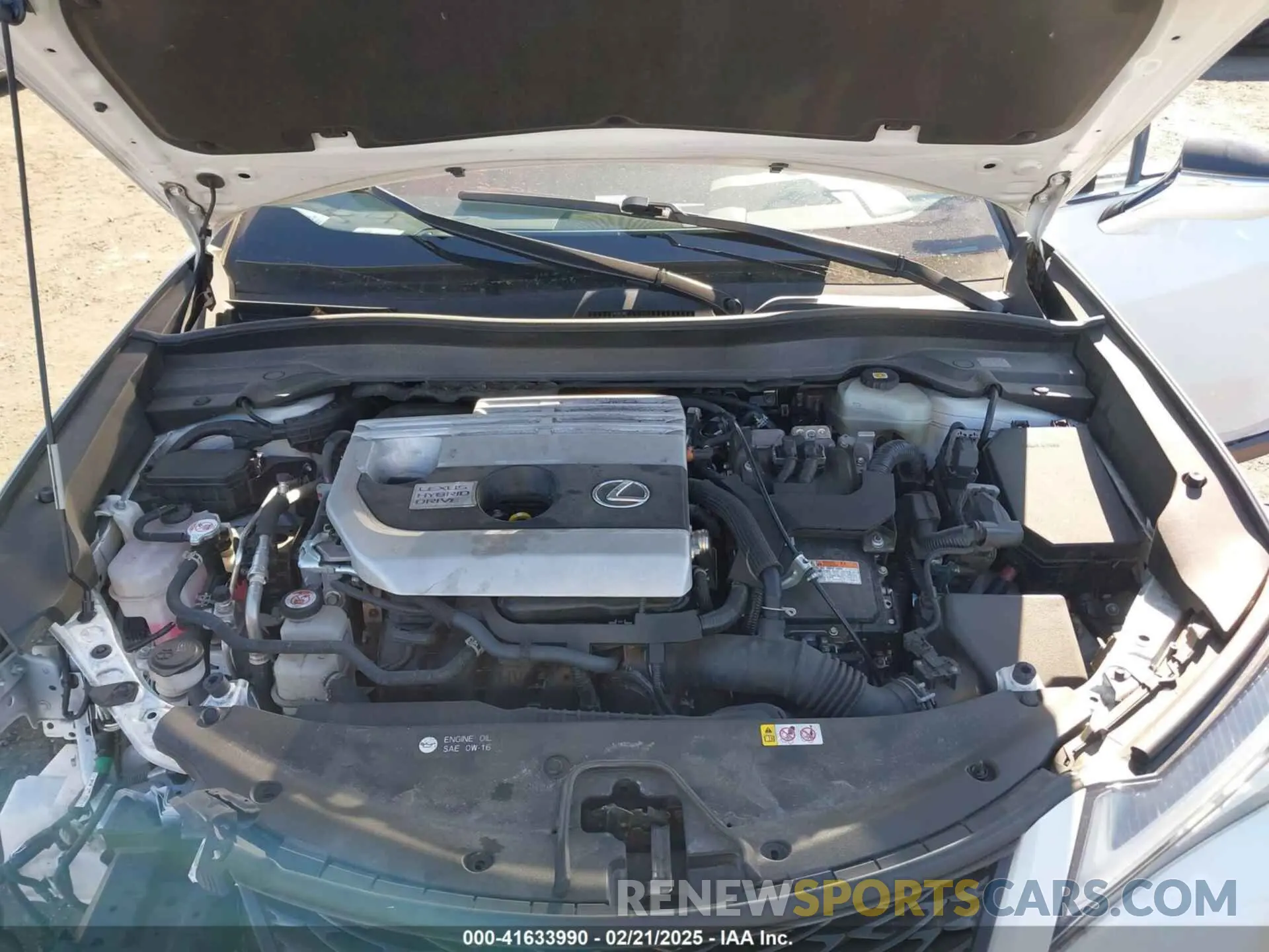 10 Photograph of a damaged car JTHE9JBH9L2035843 LEXUS UX 250H 2020