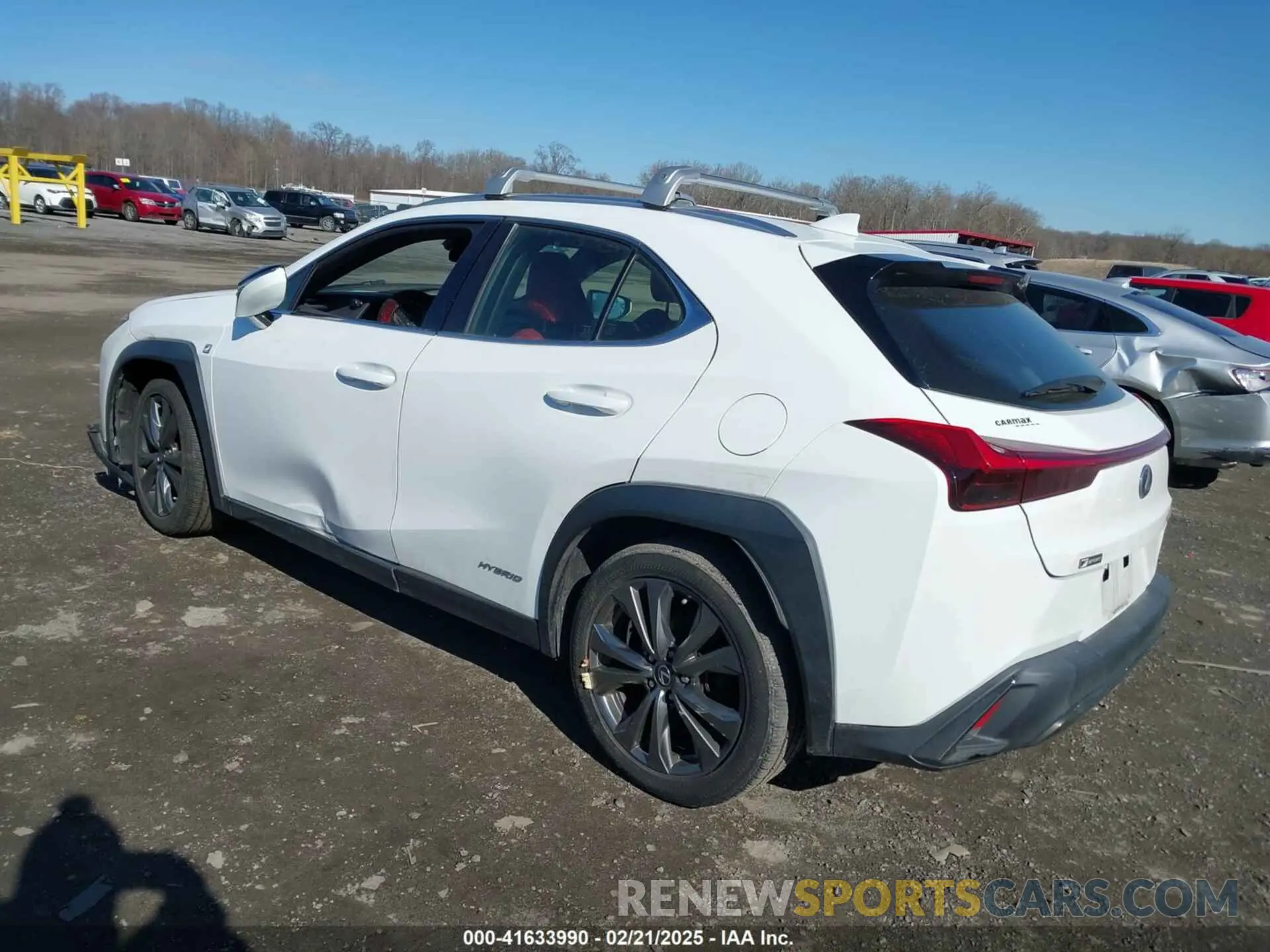 3 Photograph of a damaged car JTHE9JBH9L2035843 LEXUS UX 250H 2020