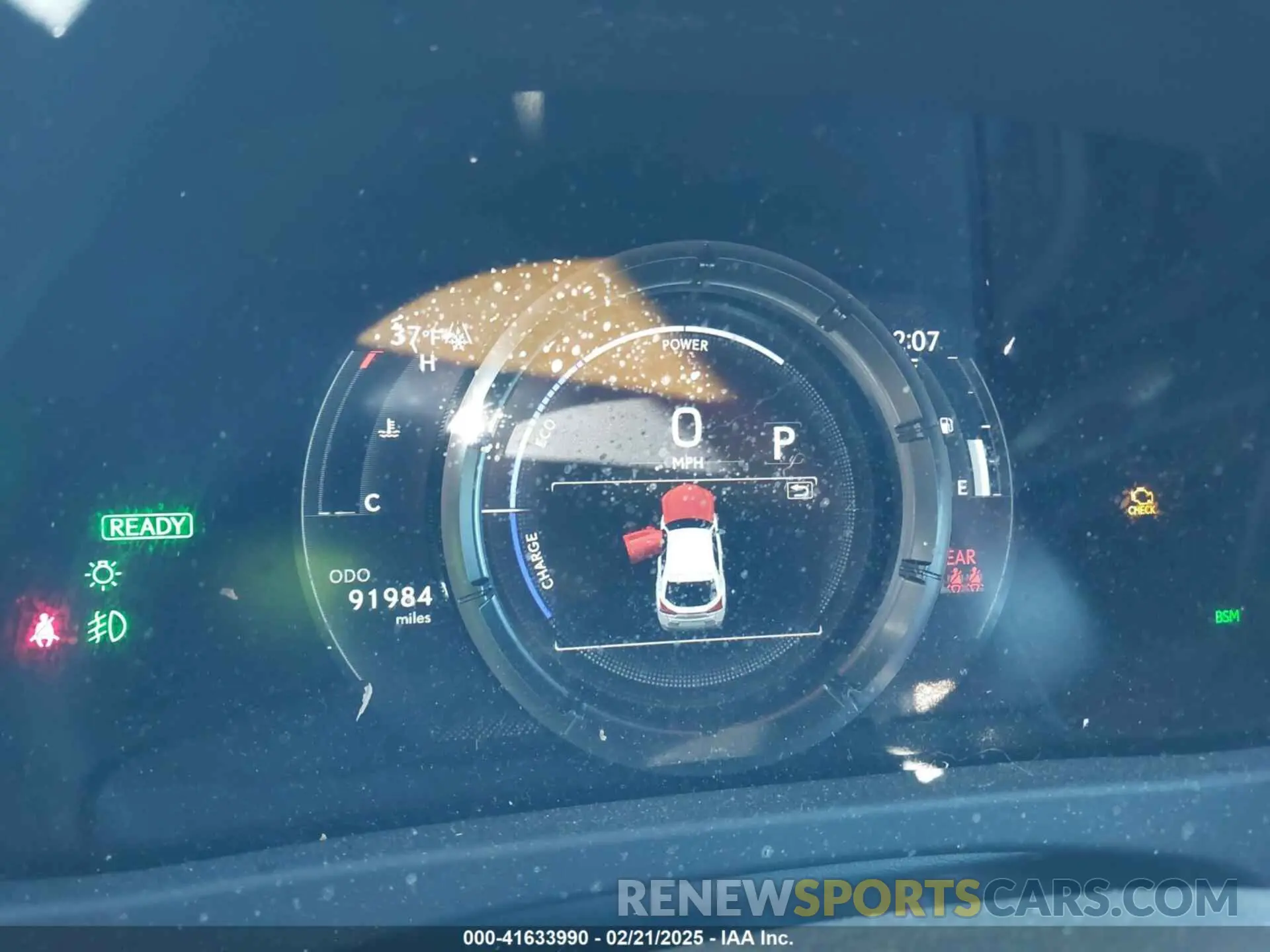 7 Photograph of a damaged car JTHE9JBH9L2035843 LEXUS UX 250H 2020