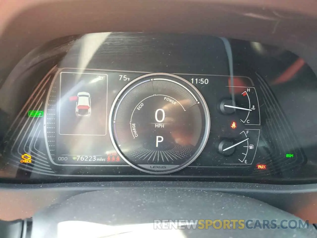 9 Photograph of a damaged car JTHP9JBH0L2026022 LEXUS UX 250H 2020