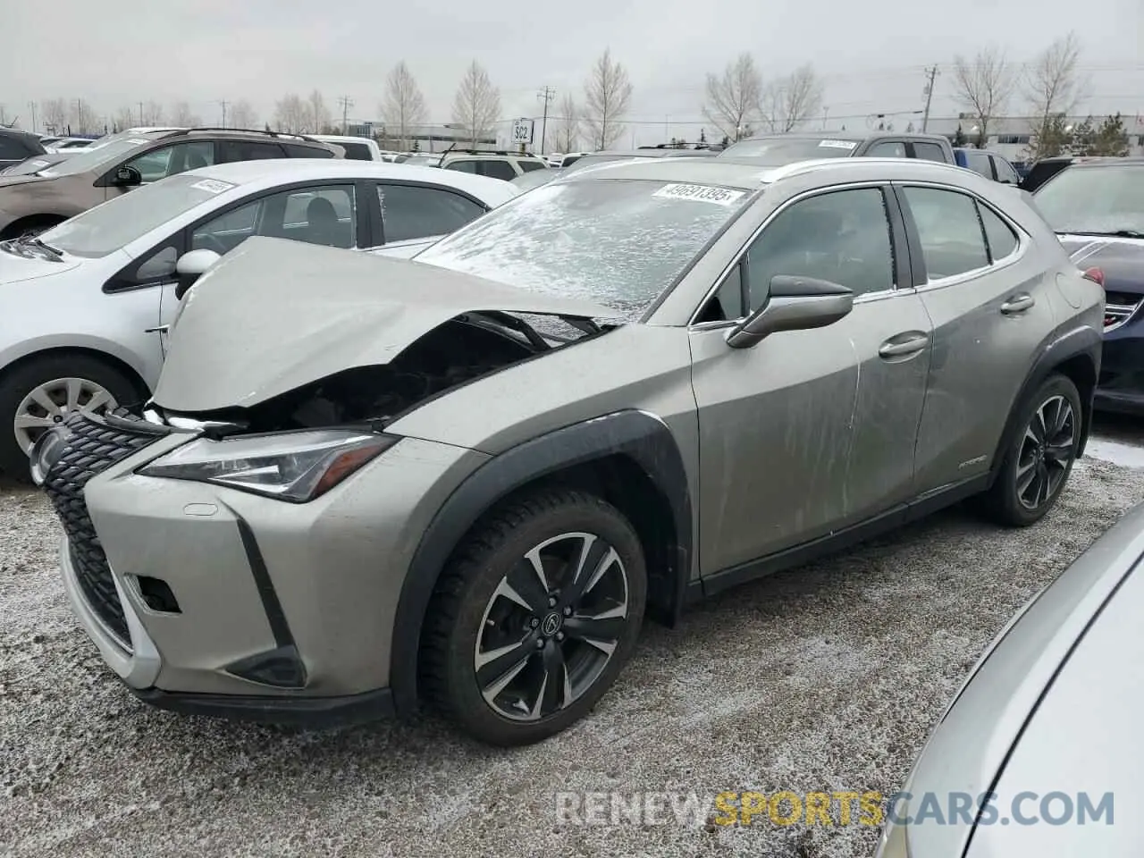 1 Photograph of a damaged car JTHP9JBH0L2028417 LEXUS UX 250H 2020