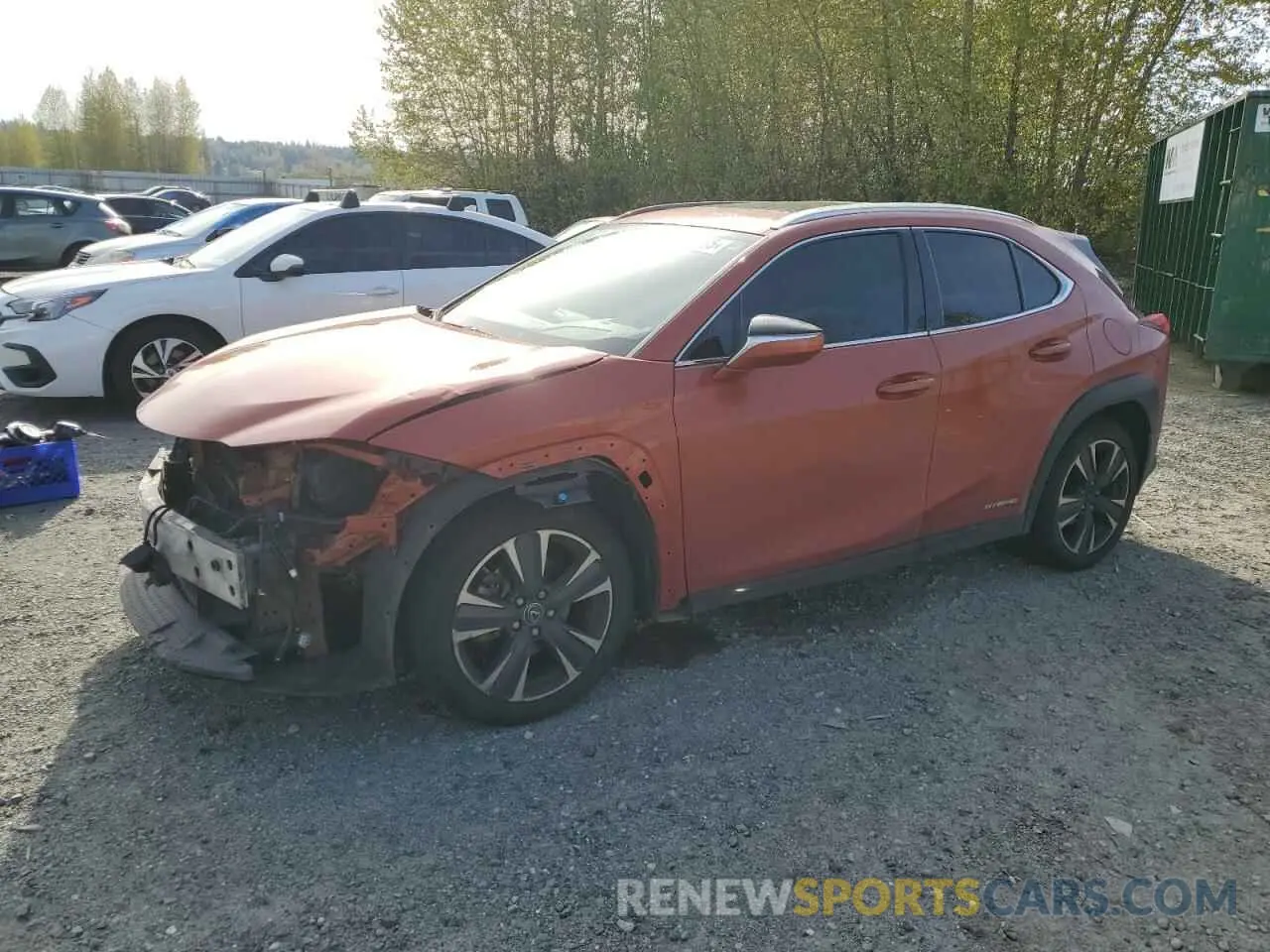 1 Photograph of a damaged car JTHP9JBH4L2022331 LEXUS UX 250H 2020