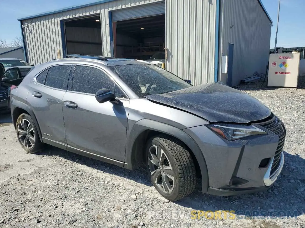 4 Photograph of a damaged car JTHP9JBH4L2025519 LEXUS UX 250H 2020