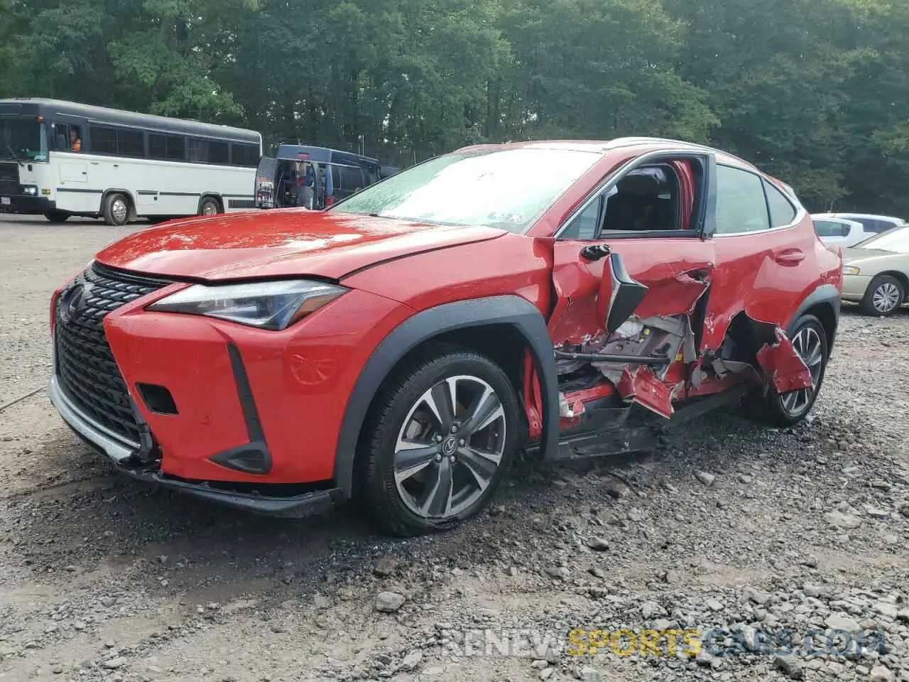 1 Photograph of a damaged car JTHP9JBH5L2021236 LEXUS UX 250H 2020
