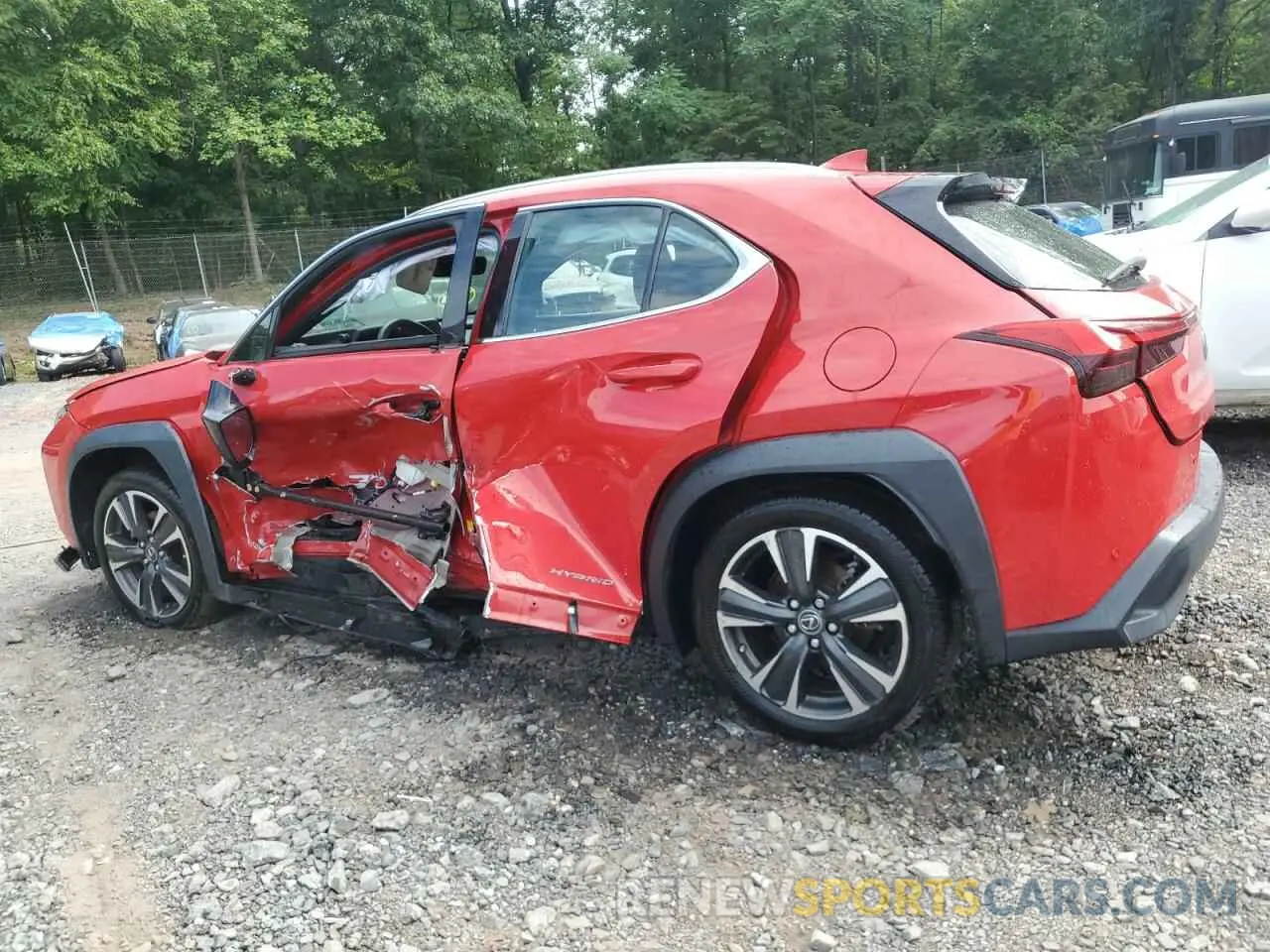 2 Photograph of a damaged car JTHP9JBH5L2021236 LEXUS UX 250H 2020