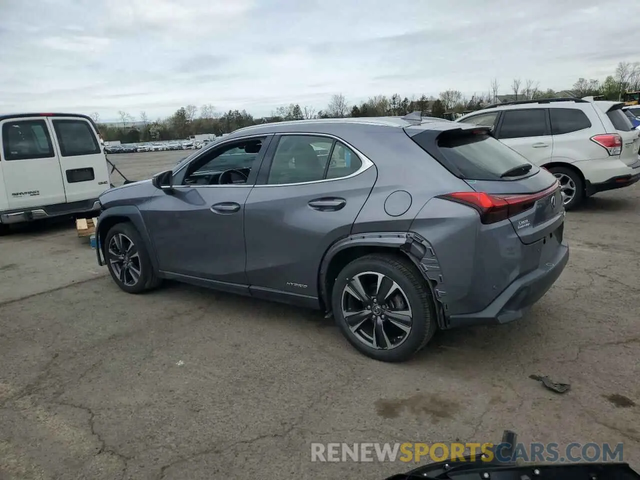 2 Фотография поврежденного автомобиля JTHP9JBH6L2028728 LEXUS UX 250H 2020