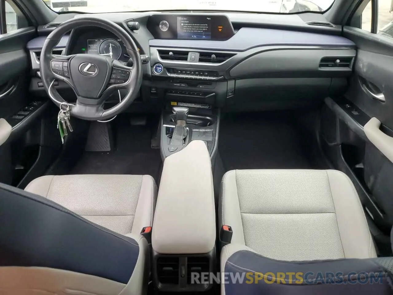 8 Фотография поврежденного автомобиля JTHP9JBH6L2028728 LEXUS UX 250H 2020