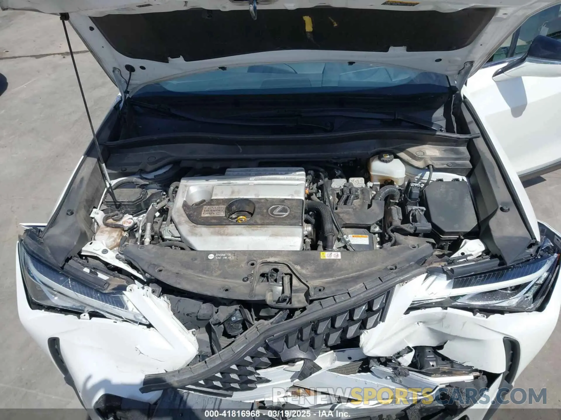 10 Фотография поврежденного автомобиля JTHP9JBH6L2031919 LEXUS UX 250H 2020