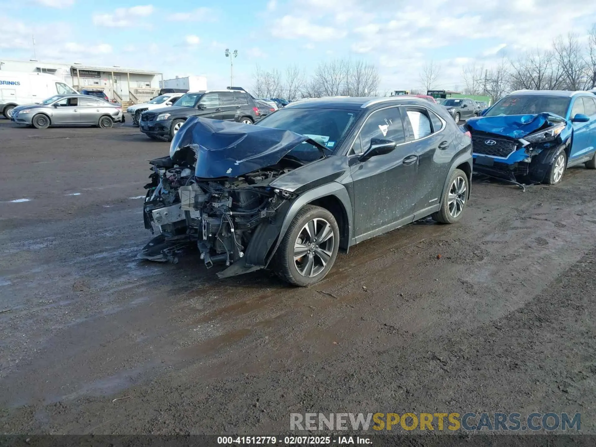 2 Фотография поврежденного автомобиля JTHP9JBH6L2034822 LEXUS UX 250H 2020