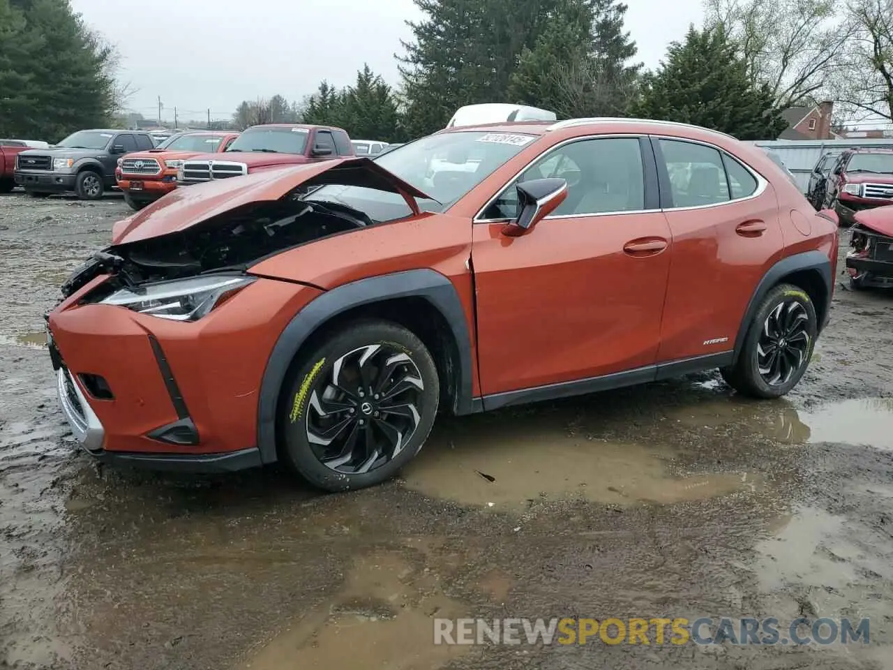 1 Photograph of a damaged car JTHP9JBHXL2020762 LEXUS UX 250H 2020