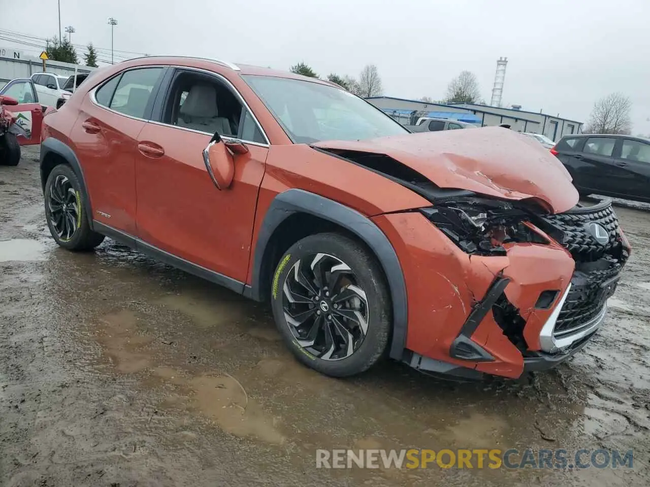 4 Photograph of a damaged car JTHP9JBHXL2020762 LEXUS UX 250H 2020