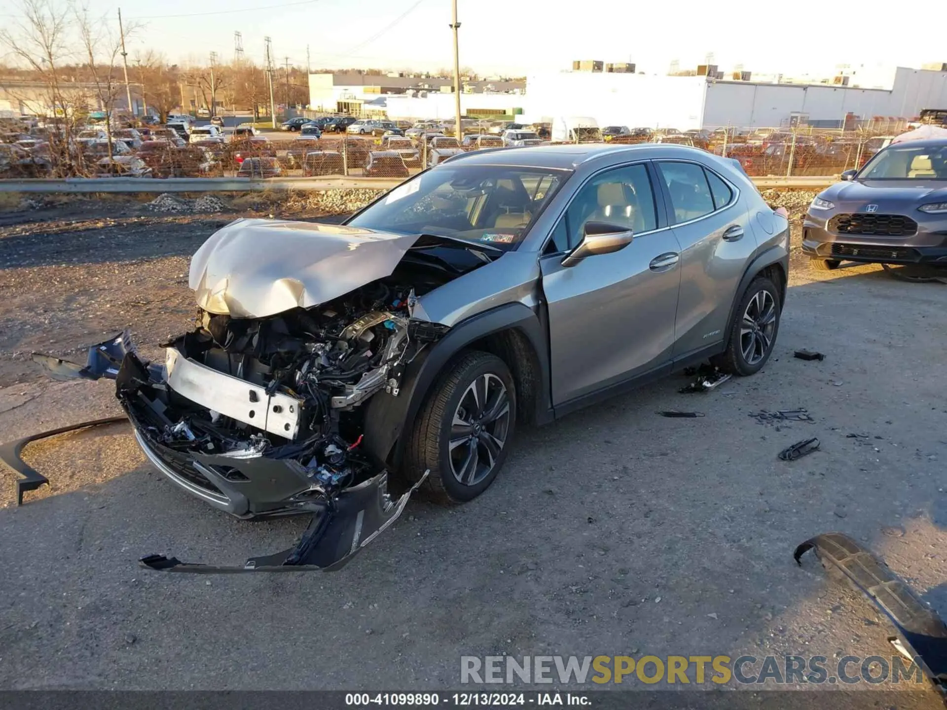 2 Photograph of a damaged car JTHP9JBHXL2023208 LEXUS UX 250H 2020