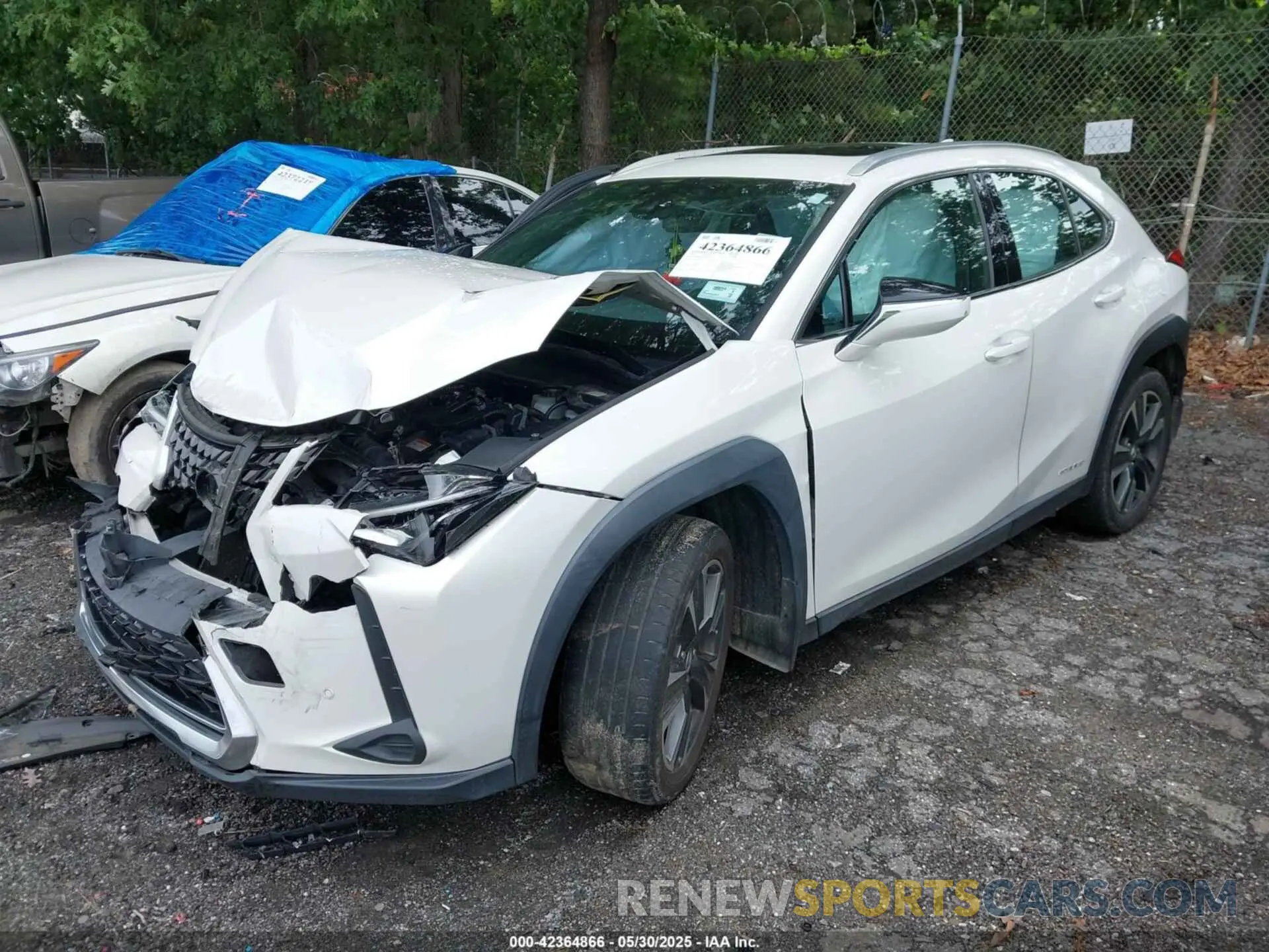 2 Photograph of a damaged car JTHP9JBHXL2026917 LEXUS UX 250H 2020