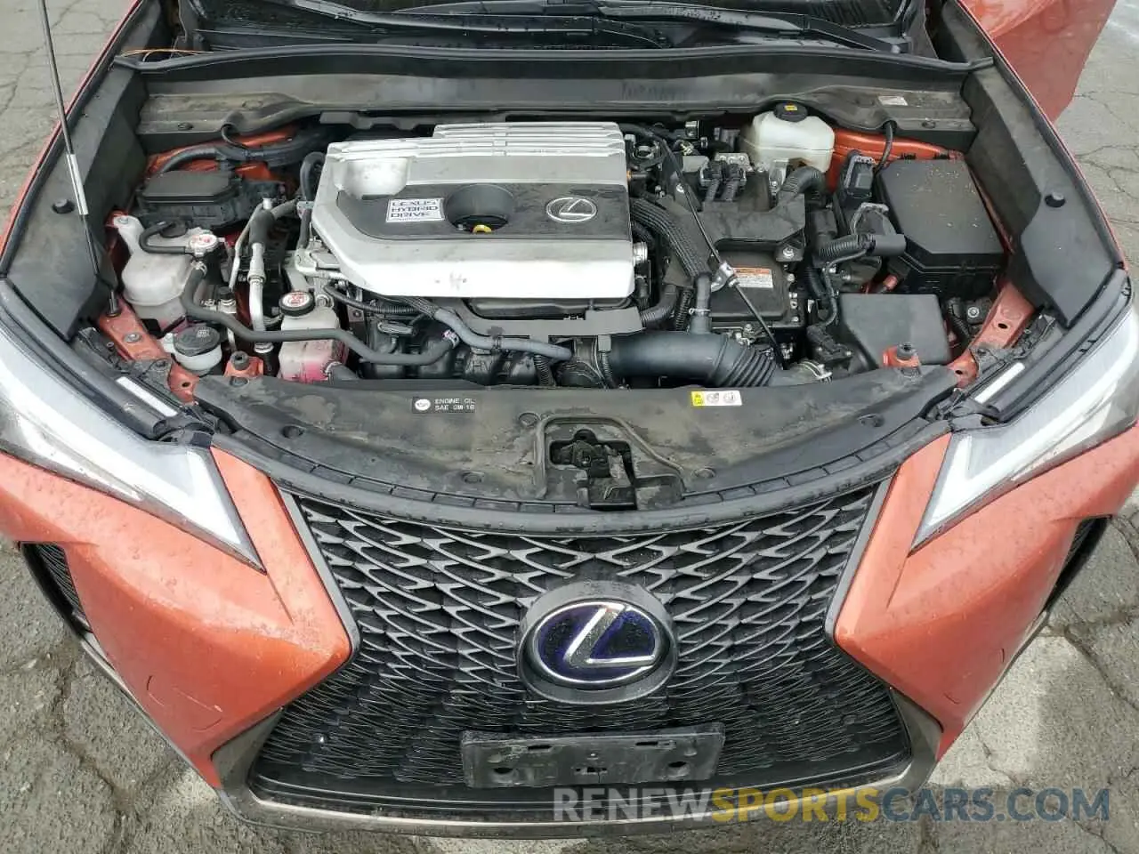 11 Фотография поврежденного автомобиля JTHR9JBH1L2026913 LEXUS UX 250H 2020