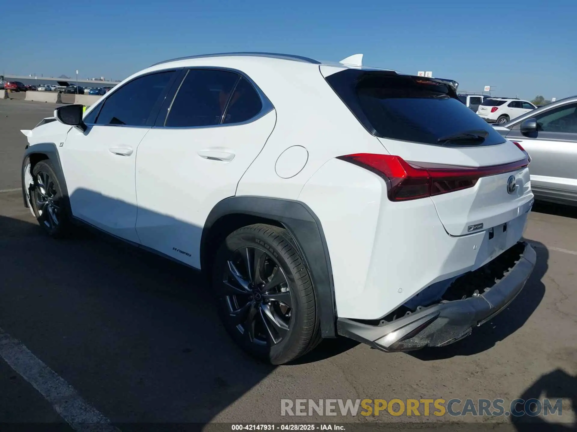 3 Photograph of a damaged car JTHR9JBH4L2030101 LEXUS UX 250H 2020