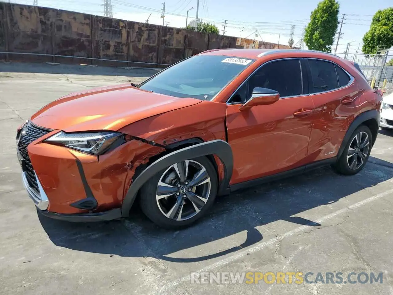 1 Photograph of a damaged car JTHX9JBH0L2036355 LEXUS UX 250H 2020