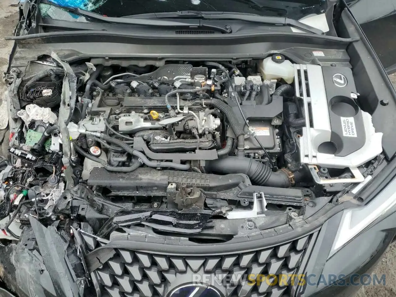11 Фотография поврежденного автомобиля JTHX9JBH8L2034207 LEXUS UX 250H 2020