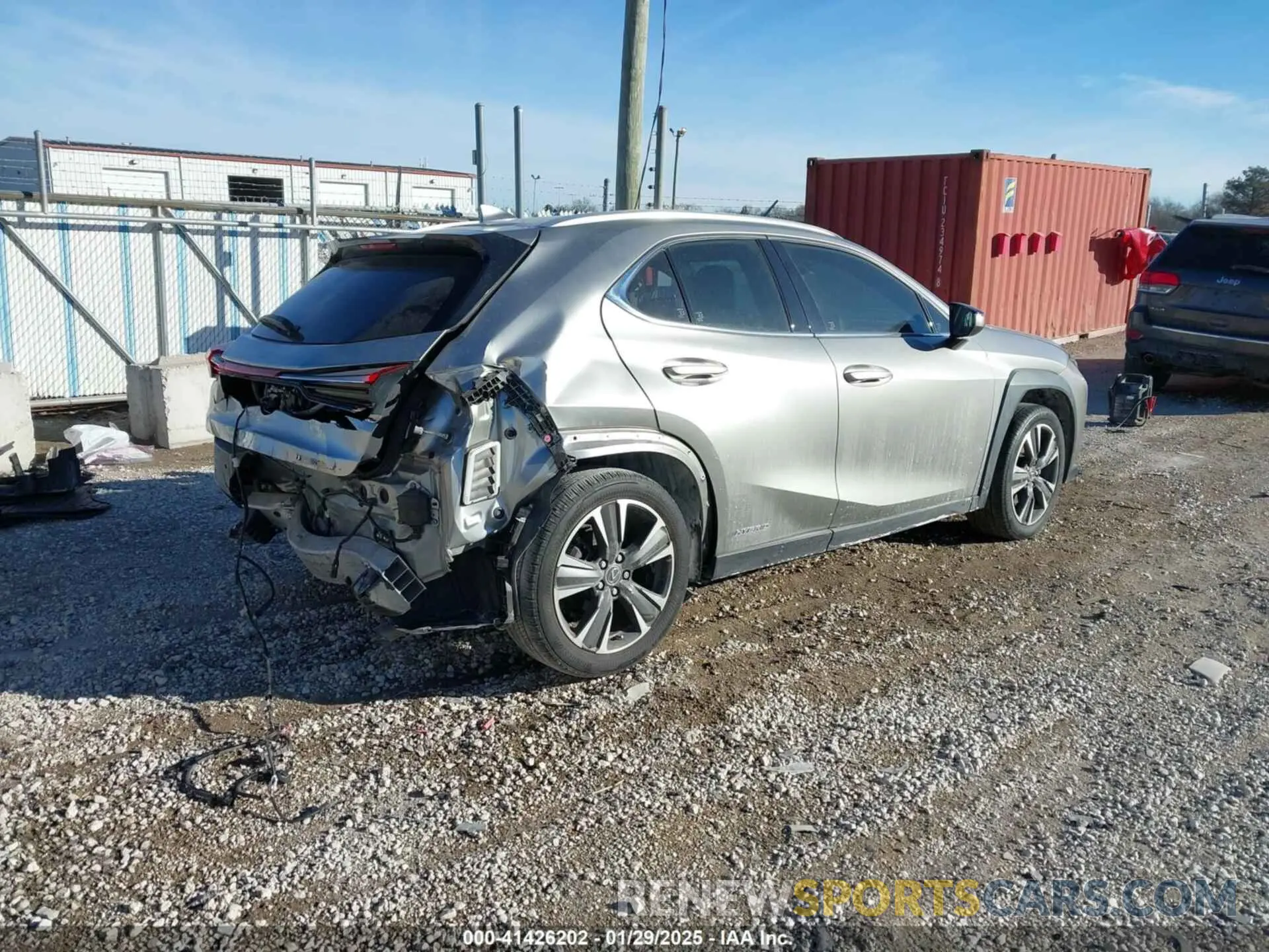 4 Photograph of a damaged car JTHX9JBHXL2024682 LEXUS UX 250H 2020