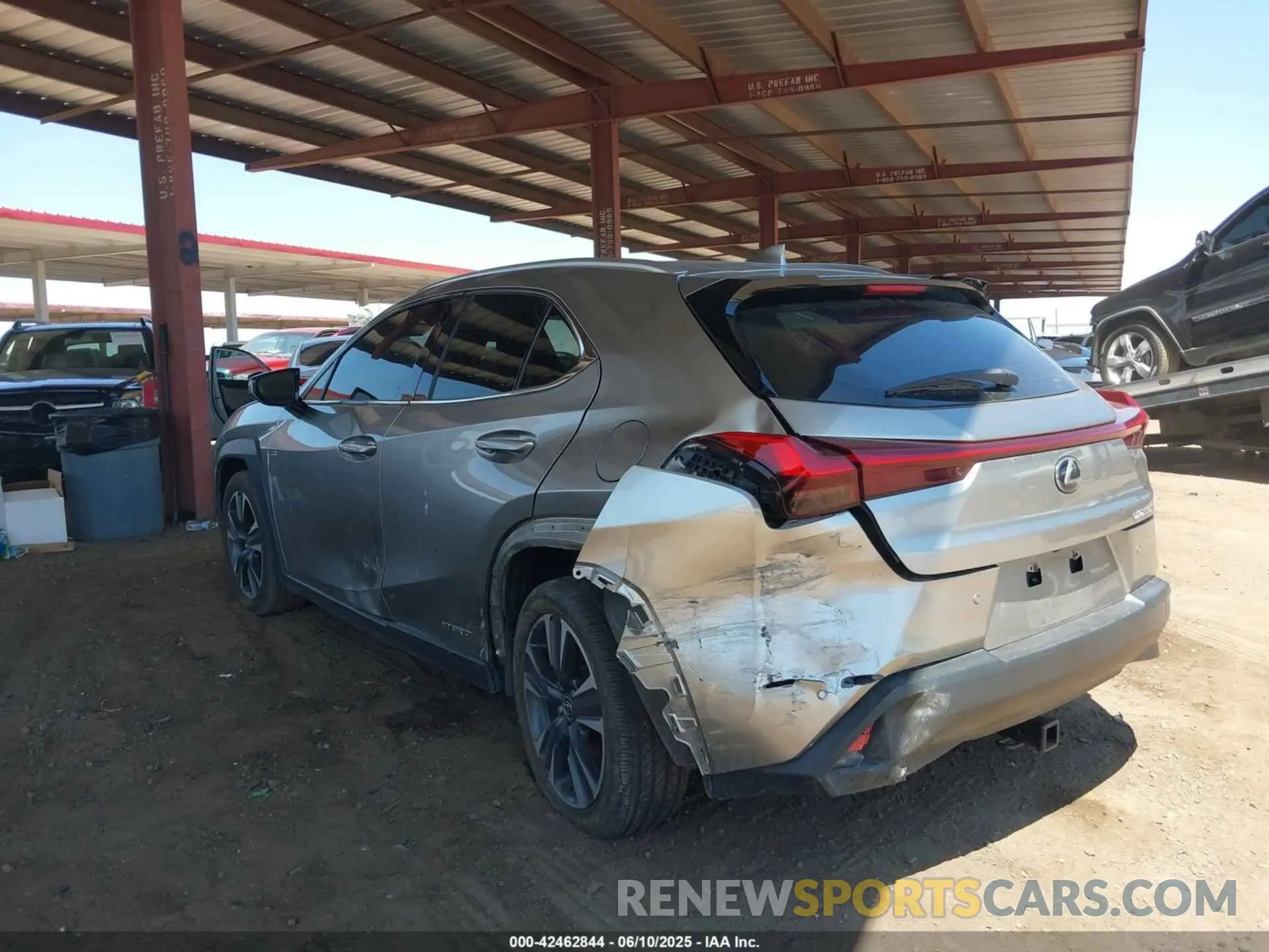 3 Photograph of a damaged car JTHL9JBH0M2039157 LEXUS UX 250H 2021