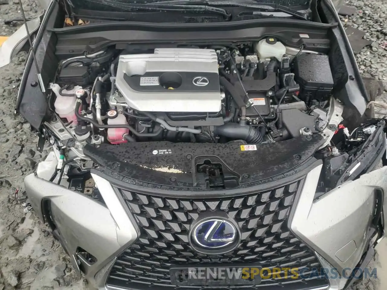 14 Фотография поврежденного автомобиля JTHP9JBH1M2039301 LEXUS UX 250H 2021