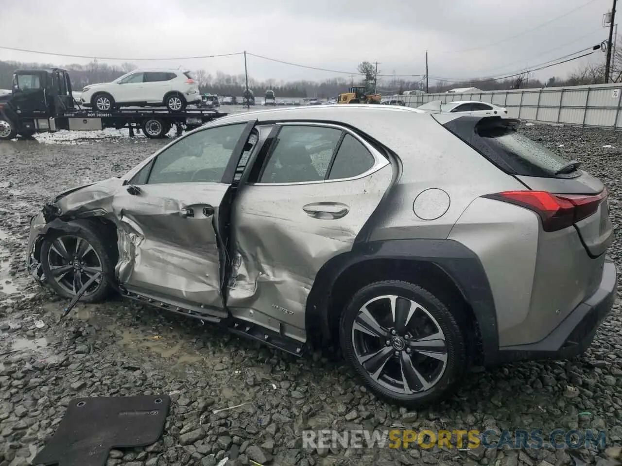 2 Фотография поврежденного автомобиля JTHP9JBH1M2039301 LEXUS UX 250H 2021