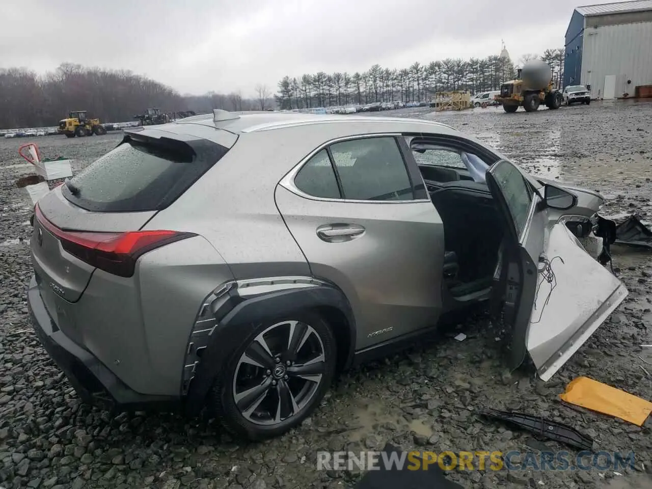 3 Фотография поврежденного автомобиля JTHP9JBH1M2039301 LEXUS UX 250H 2021