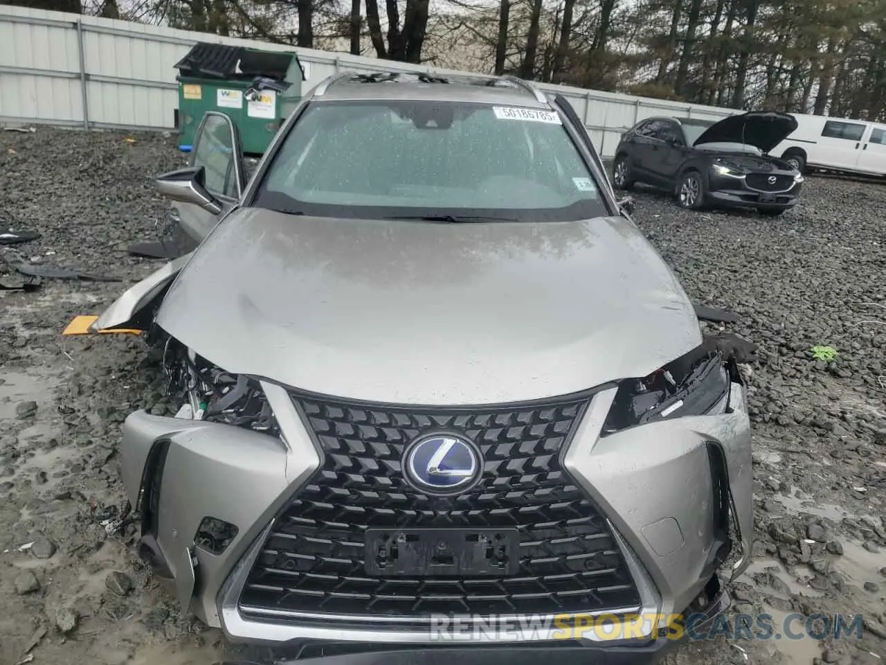5 Фотография поврежденного автомобиля JTHP9JBH1M2039301 LEXUS UX 250H 2021