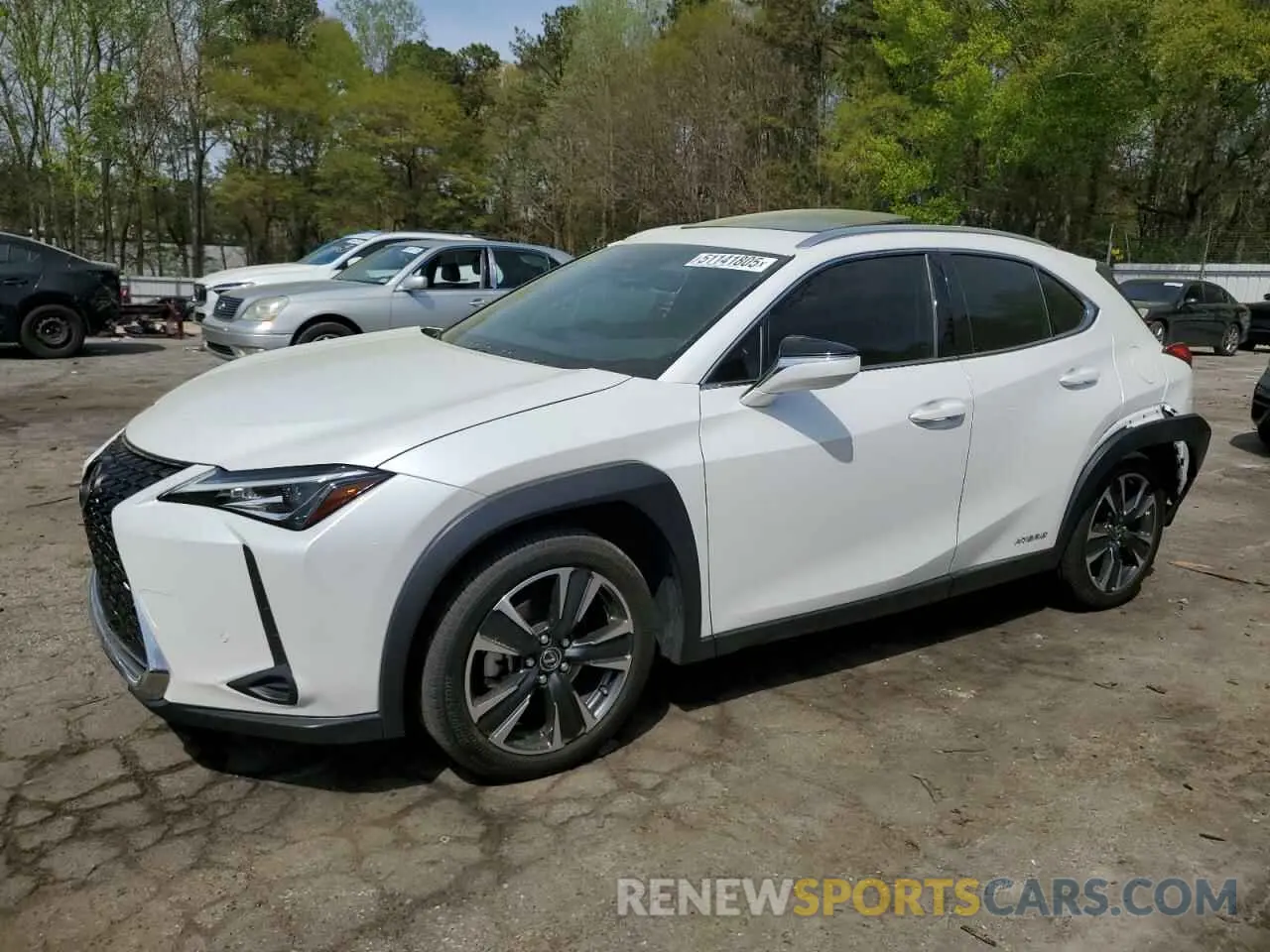 1 Фотография поврежденного автомобиля JTHP9JBH2M2044684 LEXUS UX 250H 2021