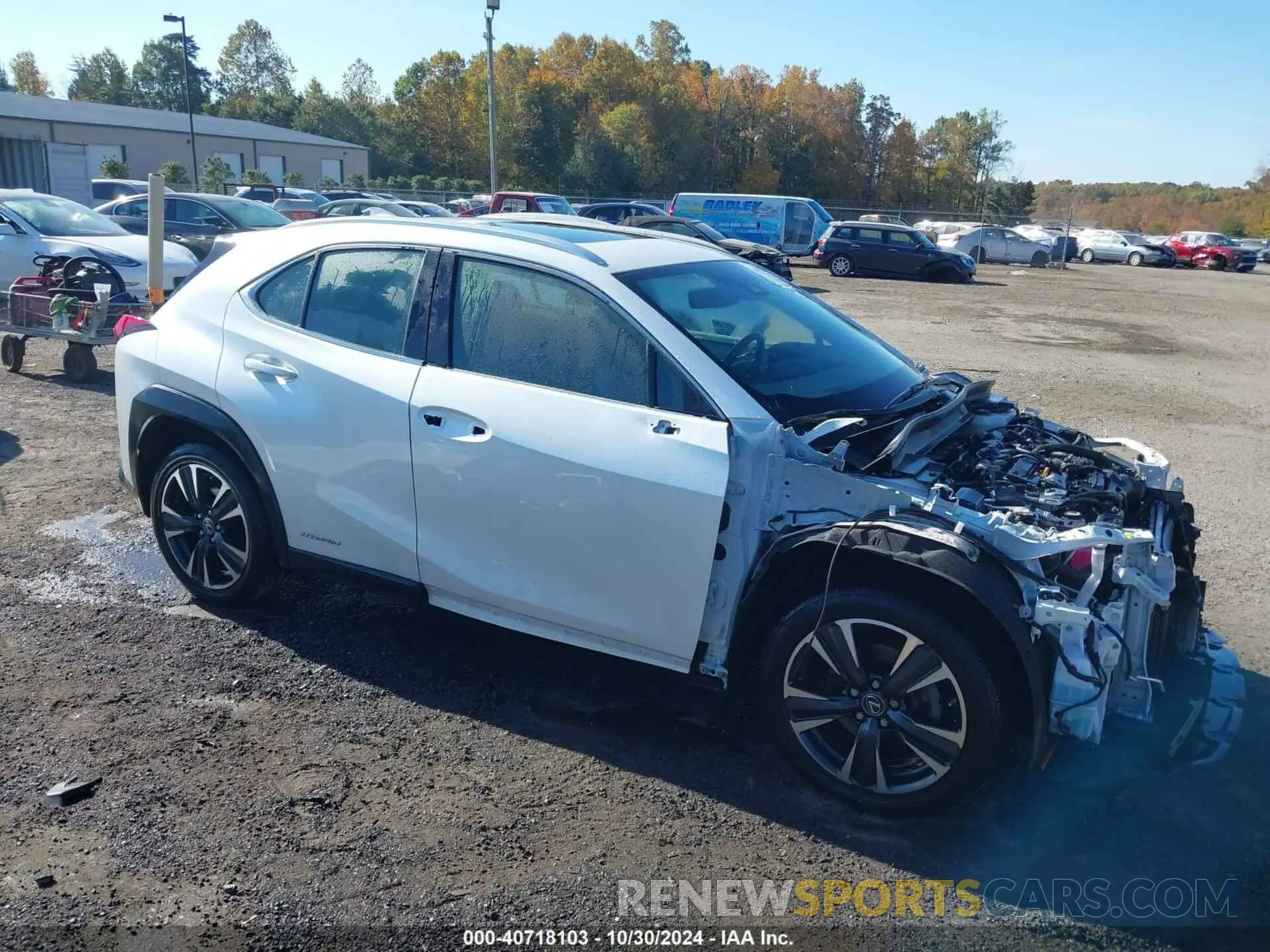 1 Photograph of a damaged car JTHP9JBH5M2053797 LEXUS UX 250H 2021