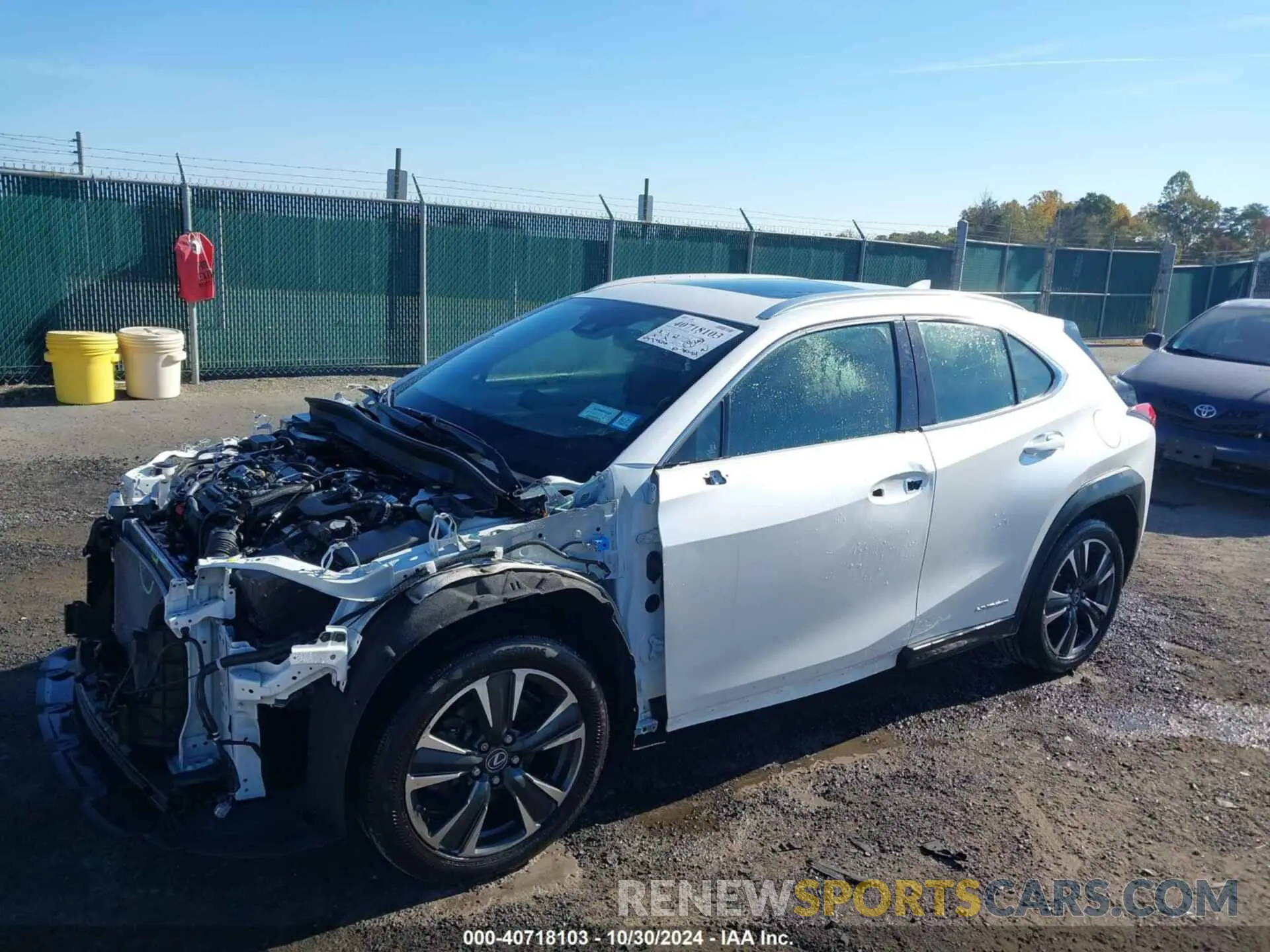 2 Photograph of a damaged car JTHP9JBH5M2053797 LEXUS UX 250H 2021